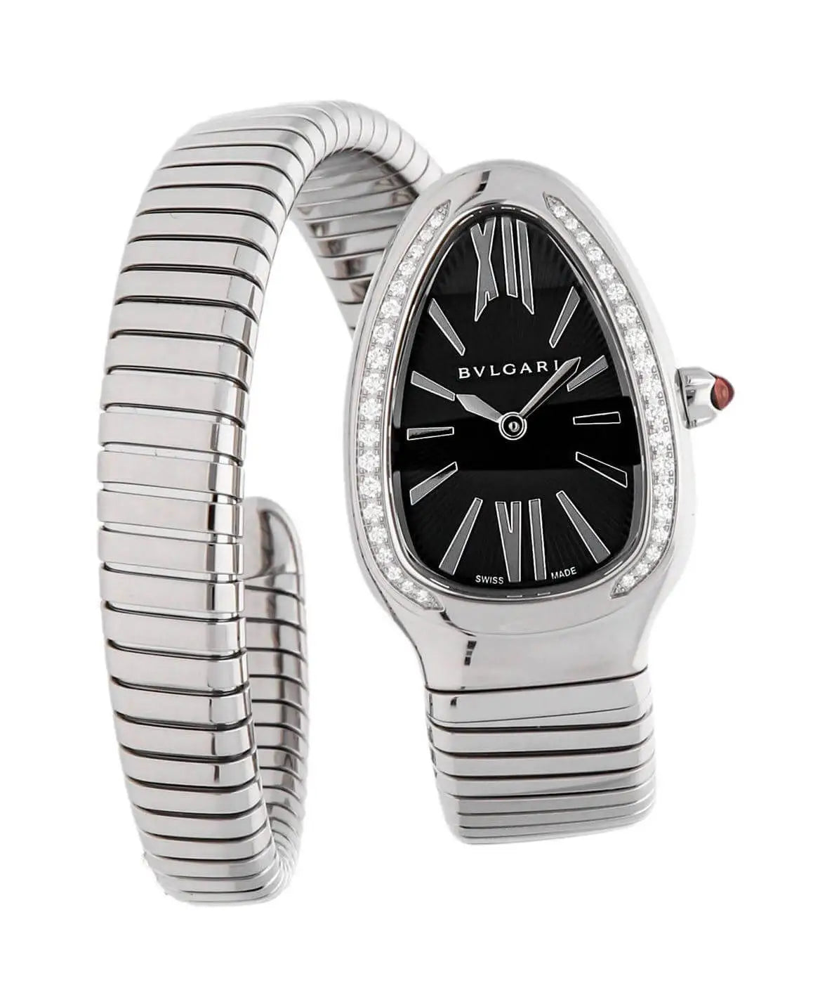 Bvlgari Serpenti Tubogas Stainless Steel Quartz Ladies Watch 103524