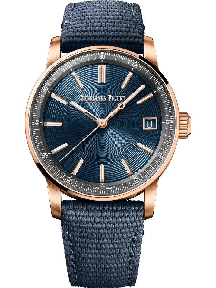 Audemars Piguet Code 11.59 Selfwinding Pink Gold Bleu Nuit Men’s Watch 15210OR.OO.A348KB.01
