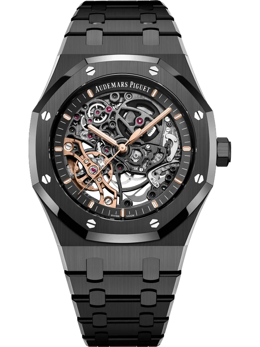 Audemars Piguet Royal Oak Double Balance Wheel Openworked Ceramic Men’s Watch 15416CE.OO.1225CE.01
