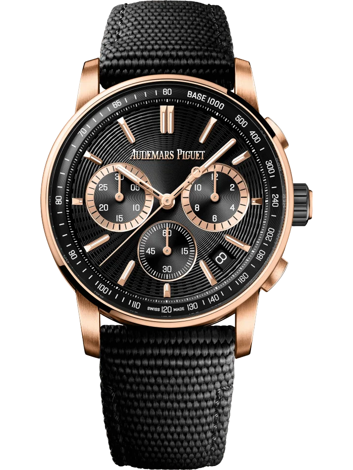 Audemars Piguet Code 11.59 Selfwinding Chronograph Pink Gold Black Ceramic Men’s Watch 26393NR.OO.A002KB.02