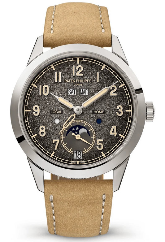 Patek Philippe Complications Annual Calendar Travel Time Anthracite White Gold Men’s Watch 5326G-001