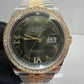 Rolex Datejust 36 126283RBR Olive Green Roman VI Diamond, Jubilee