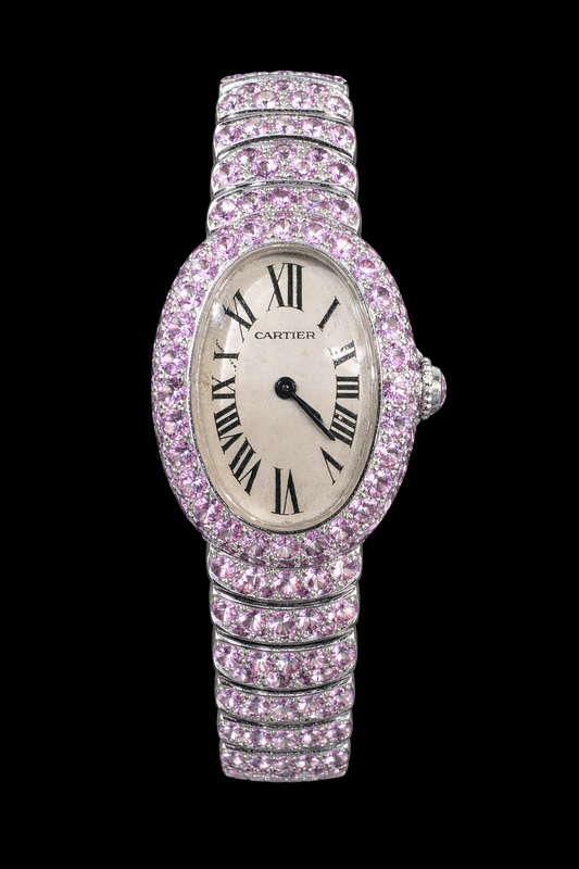 Cartier Bagnoire WB5129 LM Pink Watch