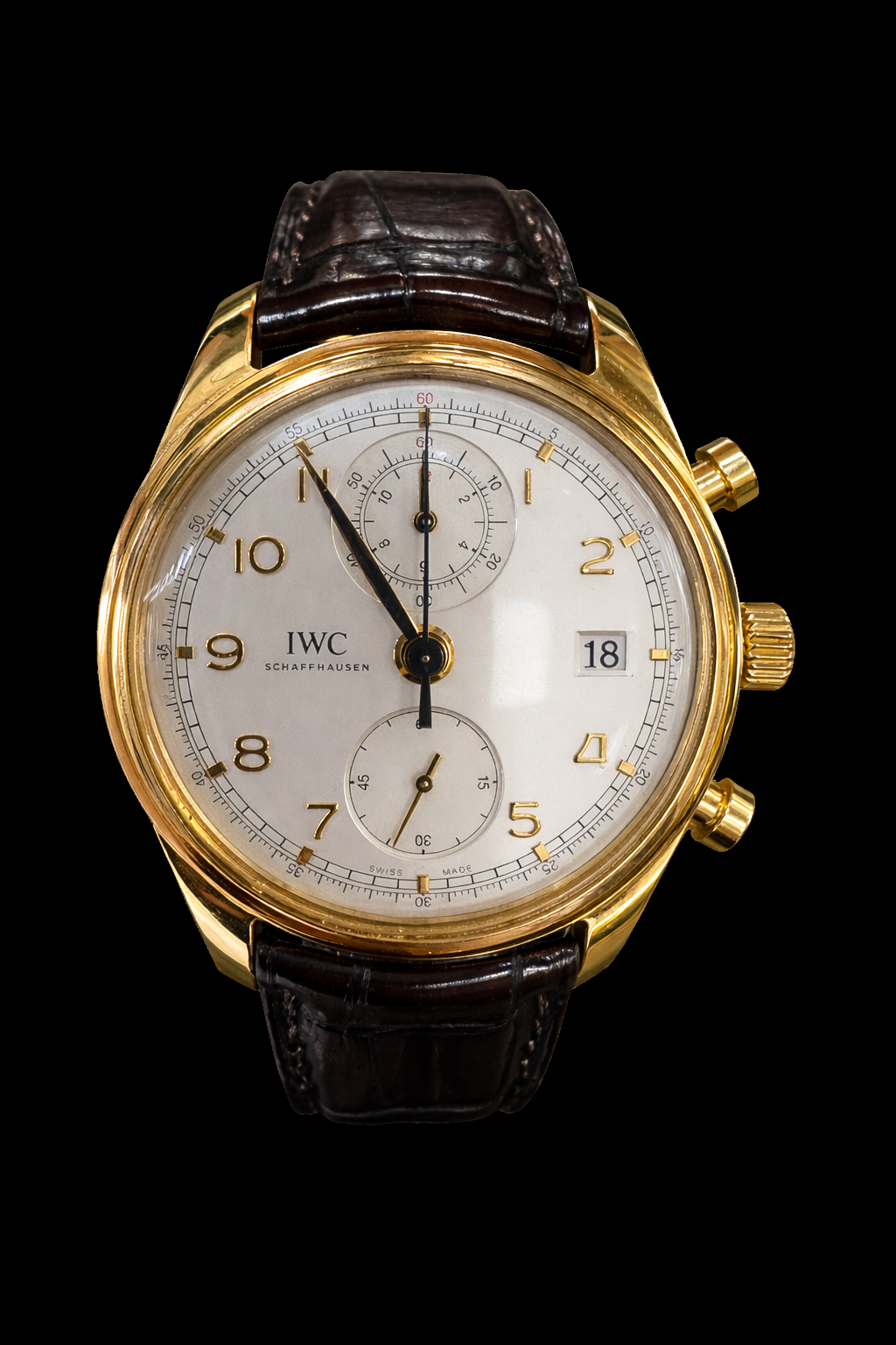 IWC Schaffhausen Chronograph Ref. 3904.02 – 18K Yellow Gold (NEW | Box & Papers)