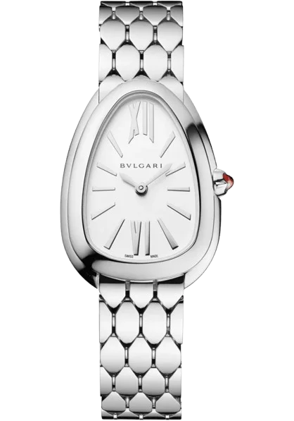 Bvlgari Serpenti Seduttori Quartz 33 mm Steel Ladies Watch 103937