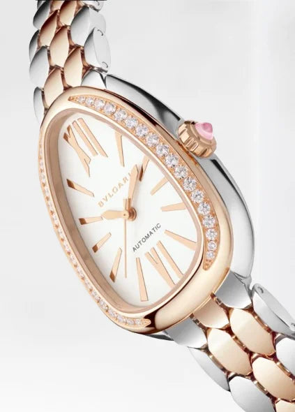 Bvlgari Serpenti Seduttori White Opaline Dial Ladies Watch 104058