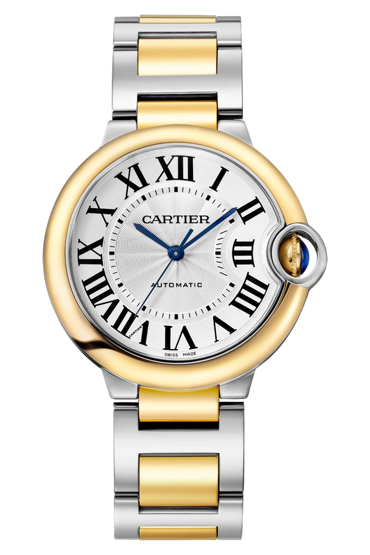 Cartier Ballon Bleu de Cartier Silvered Guilloché Dial Sapphire Crystal Unisex Watch W2BB0038
