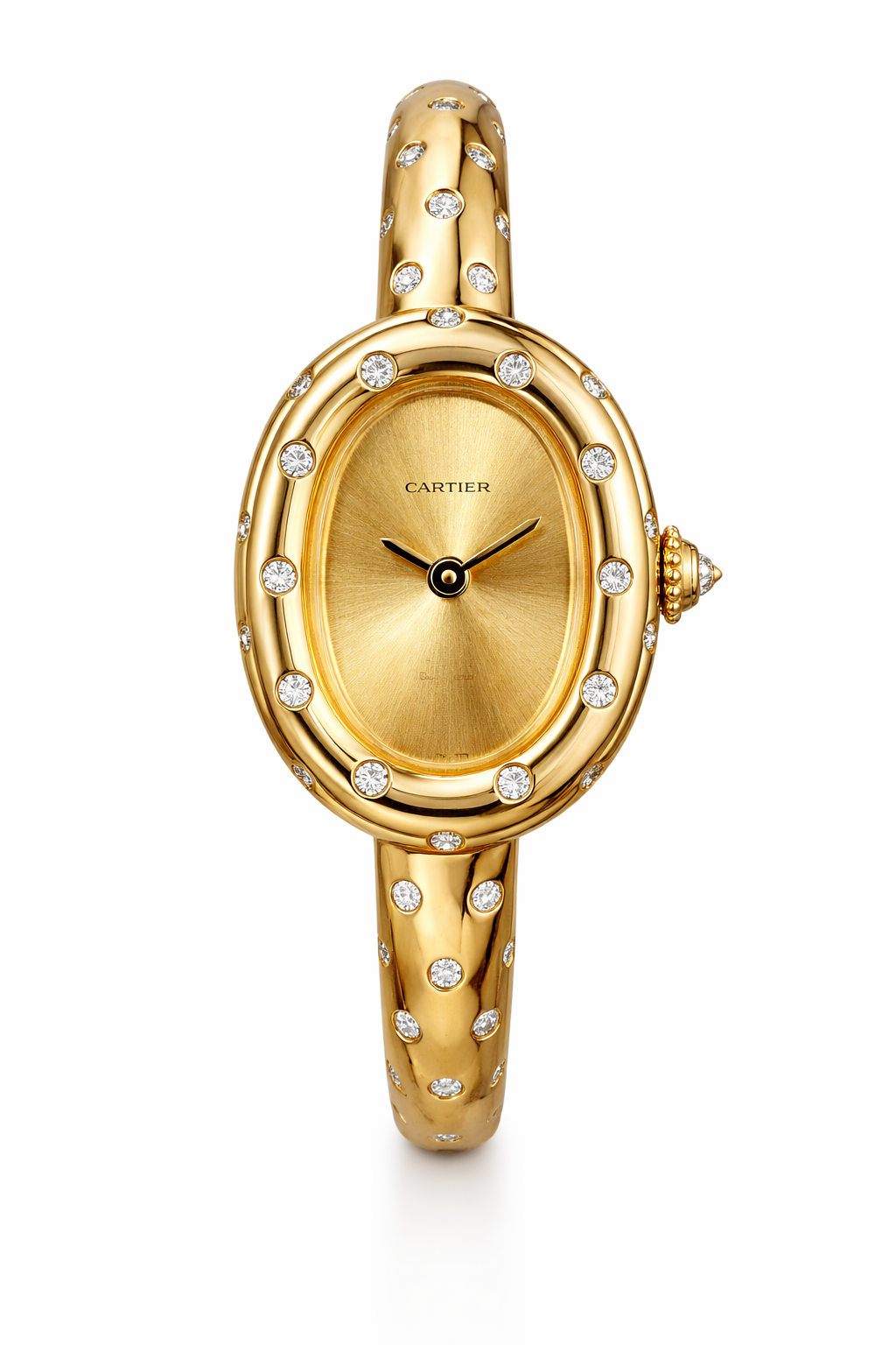 Cartier Baignoire WJBA0064 Diamond Bangle Watch