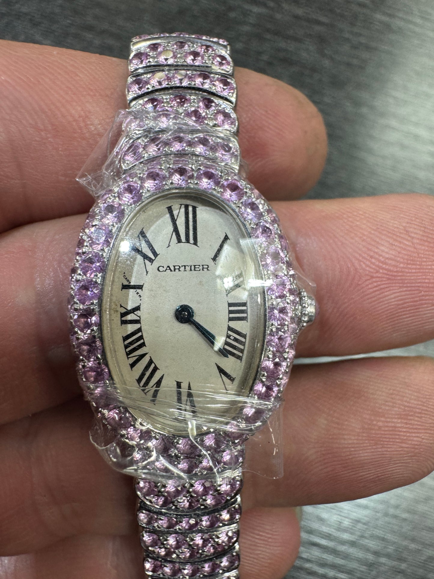 Cartier Bagnoire WB5129 LM Pink Watch