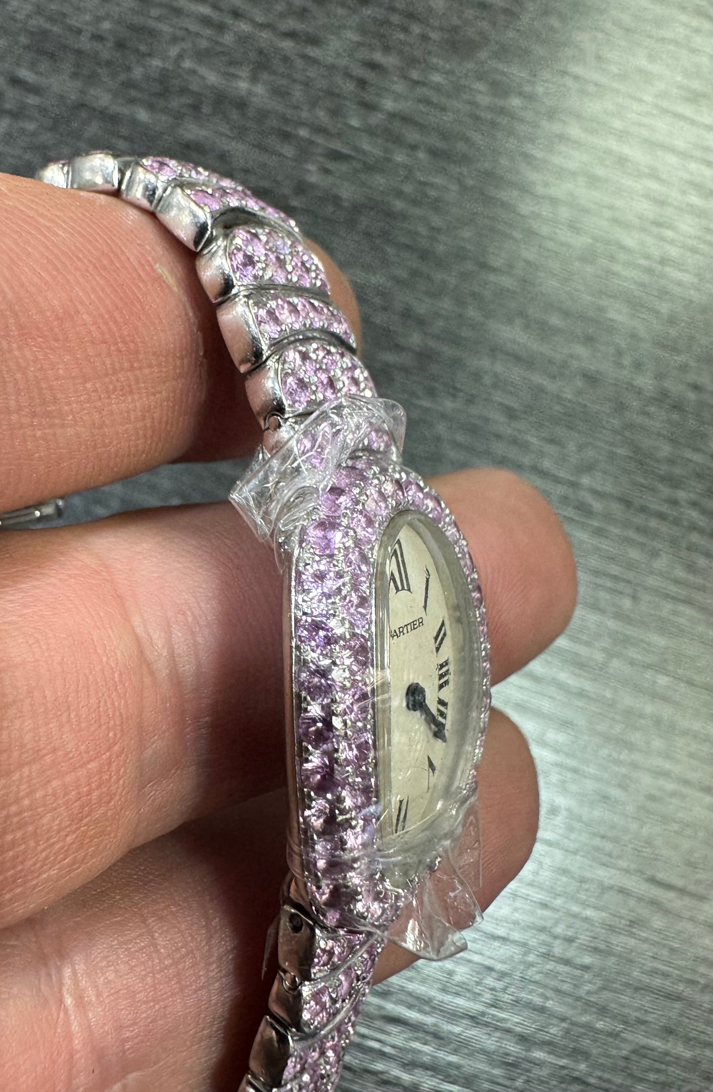 Cartier Bagnoire WB5129 LM Pink Watch