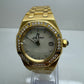 Audemars Piguet Royal Oak Ladies 33mm 67601ba Gold Diamond MOP Watch