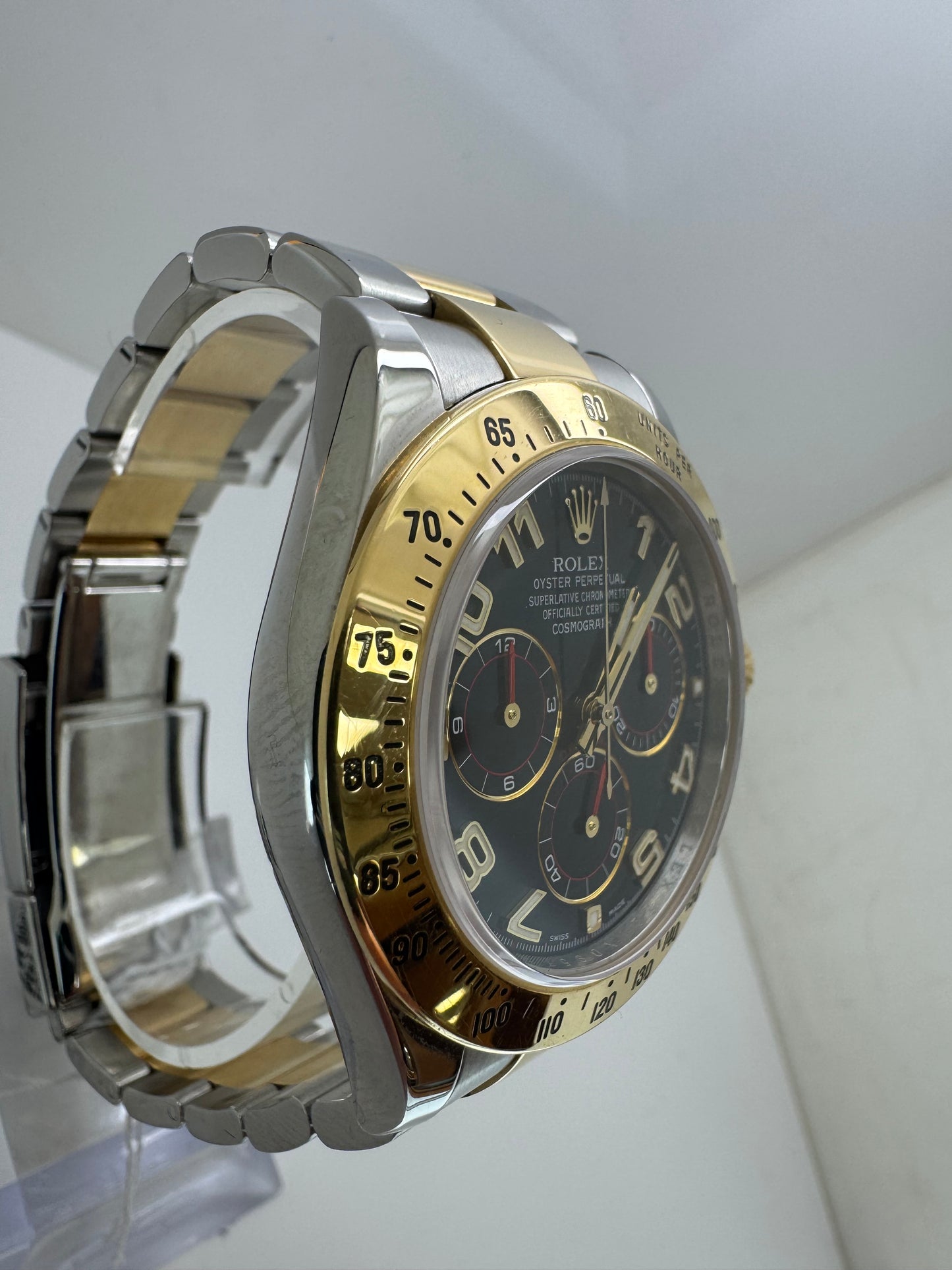 Rolex Daytona Blue Two Tone 116523 Men's Watch