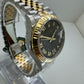 Rolex Datejust 31mm 2024 Datejust 31 Steel/Gold Dark Grey VI Diamond Dial 278273