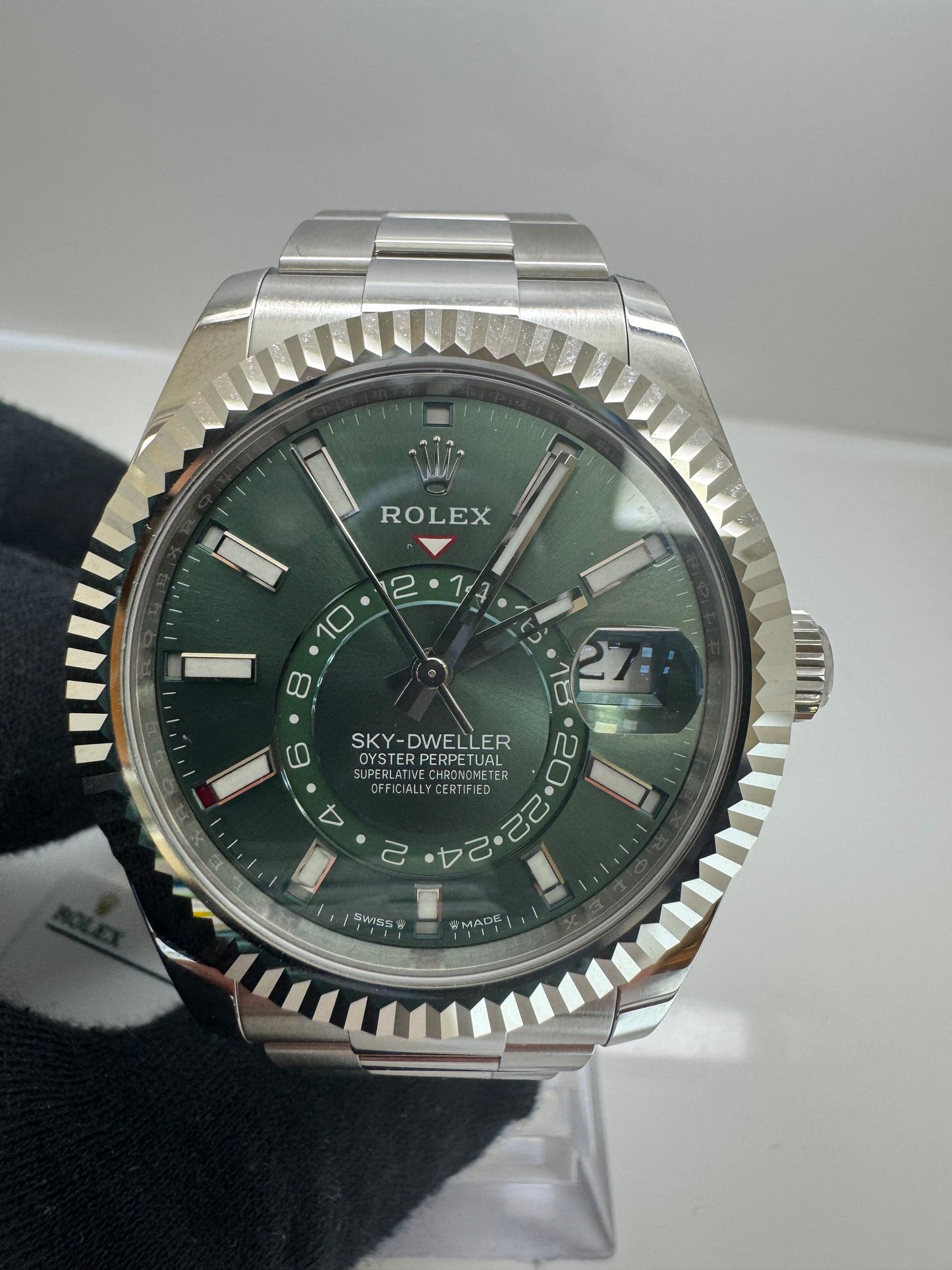 Rolex Sky-Dweller Green 41mm Oyster Watch 336934
