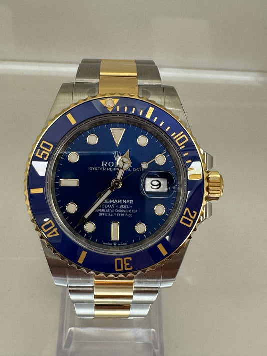 Rolex Submariner Date 126613LB " Bluesy" blue dial Two tone watch