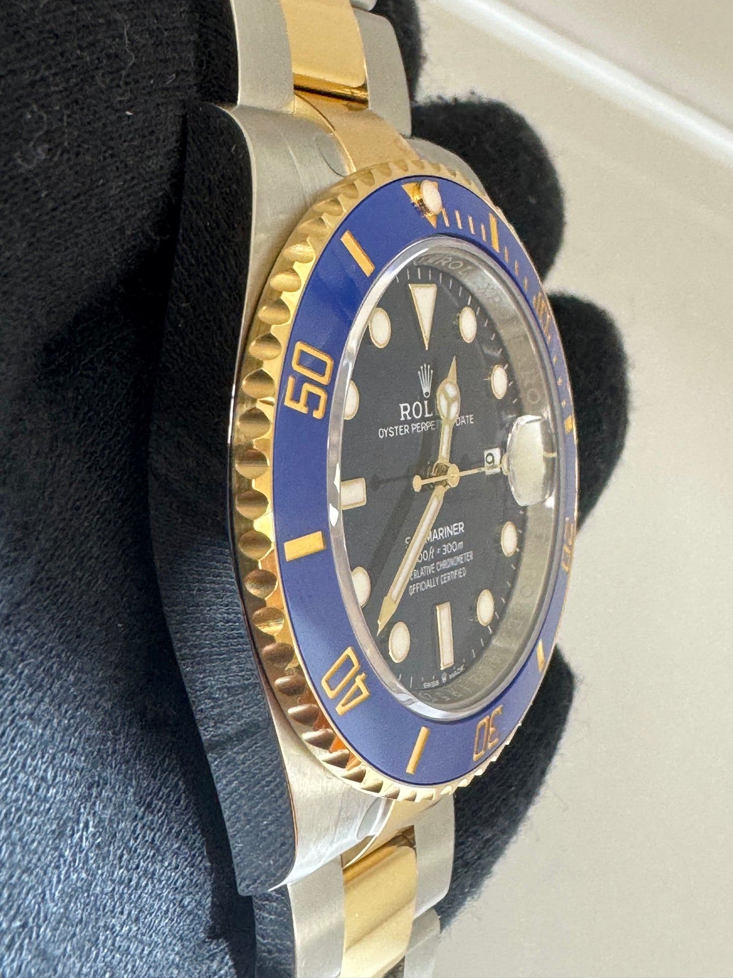 Rolex Submariner Date 126613LB " Bluesy" blue dial Two tone watch