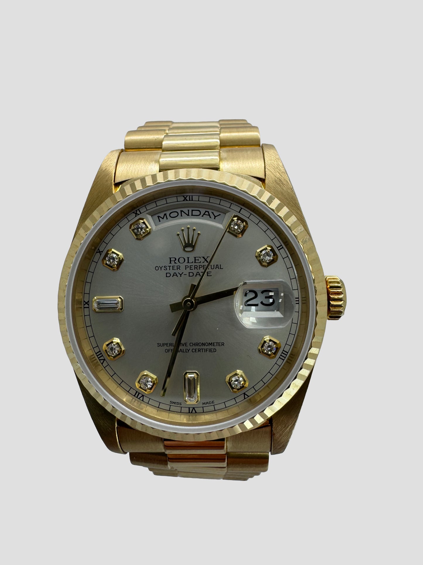 Rolex 18238 Day Date 36mm Diamond Dial
