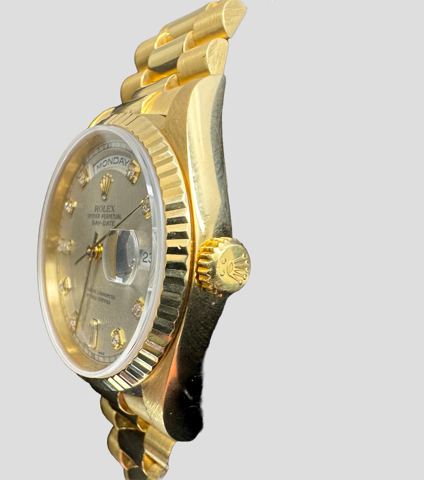 Rolex 18238 Day Date 36mm Diamond Dial