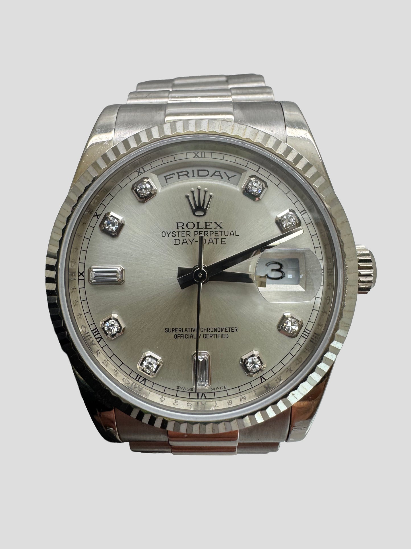 Rolex Day Date 36mm Diamond Dial 118239