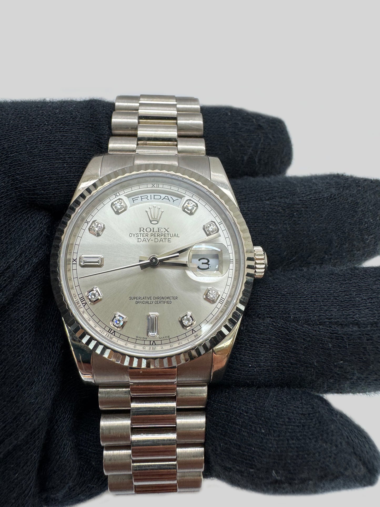Rolex Day Date 36mm Diamond Dial 118239