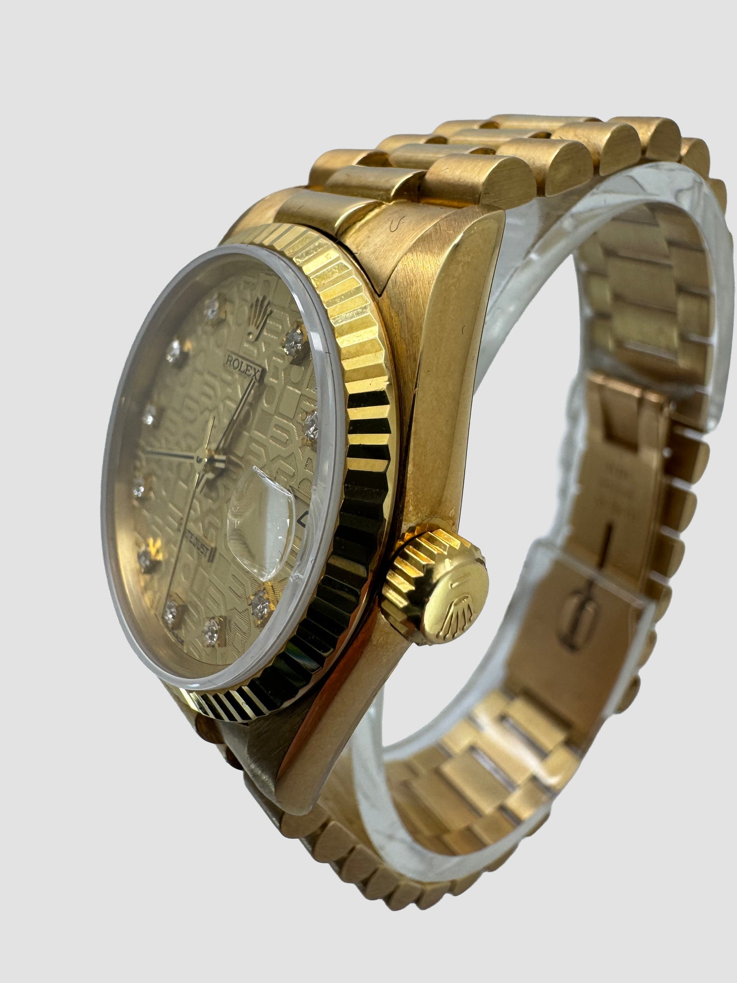 Rolex Ladies Date Just 68278 Diamonds Jubilee dial