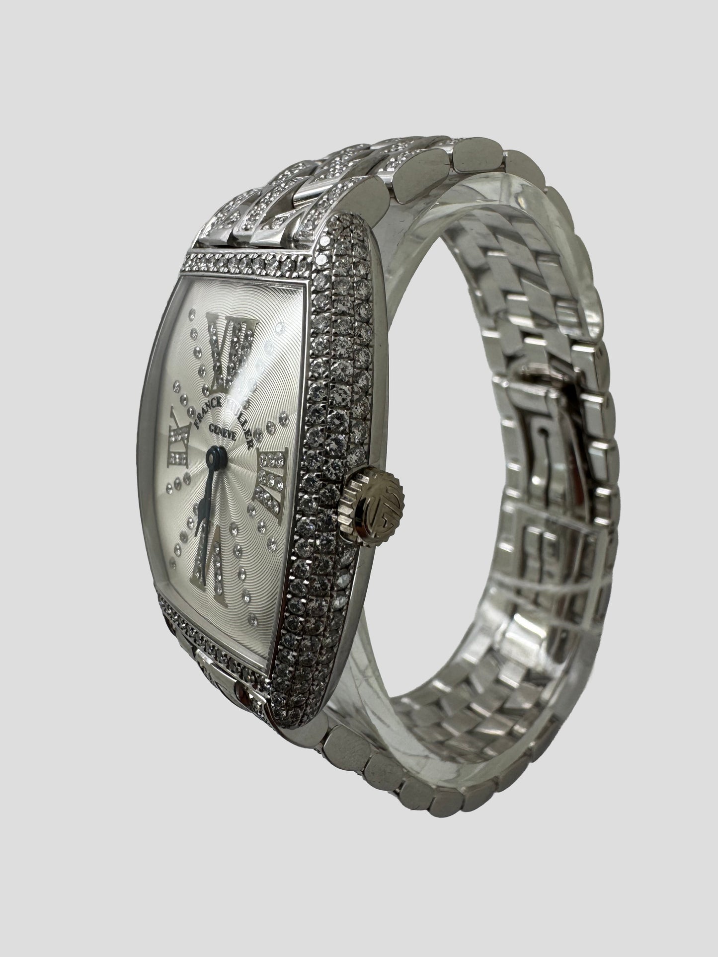 Frank Muller Ladies White Gold Diamond No.20