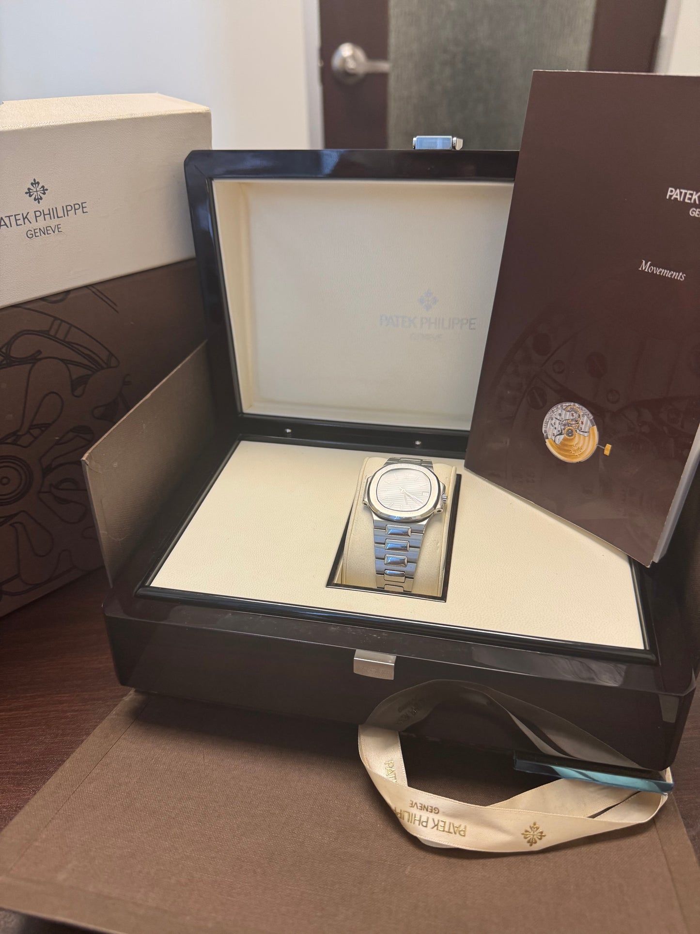 Patek Philippe Nautilus 3800/1A Blue Dial Stainless Steel – 37.5mm