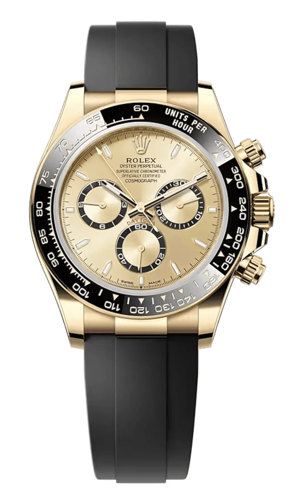 Rolex Cosmograph Daytona Yellow Gold Oysterflex Men’s Watch 126518LN-0010