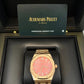 Audemars Piguet Royal Oak Selfwinding Rose Gold Pink Dial 34mm Royal Oak Selfwinding Ref. 77450OR.OO.1361OR.01