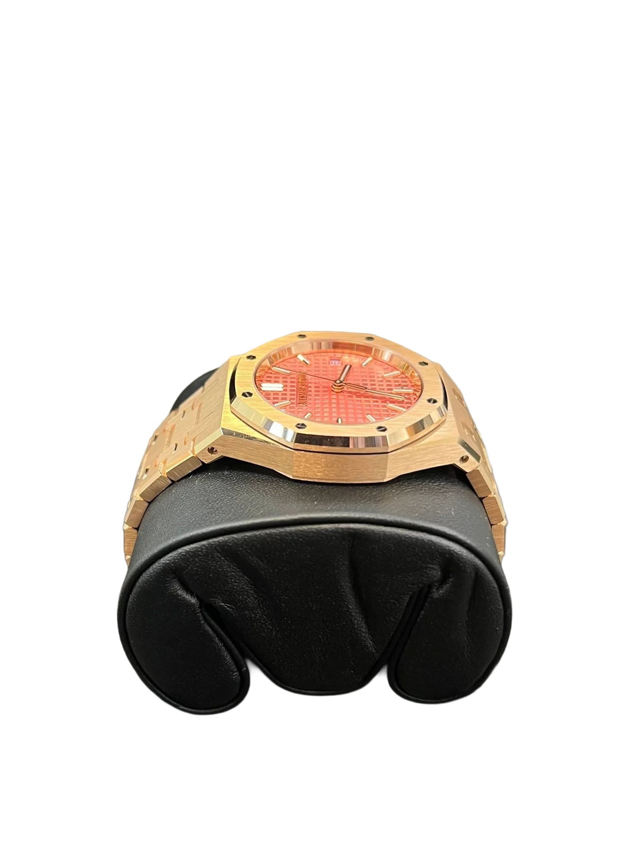 Audemars Piguet Royal Oak Selfwinding Rose Gold Pink Dial 34mm Royal Oak Selfwinding Ref. 77450OR.OO.1361OR.01