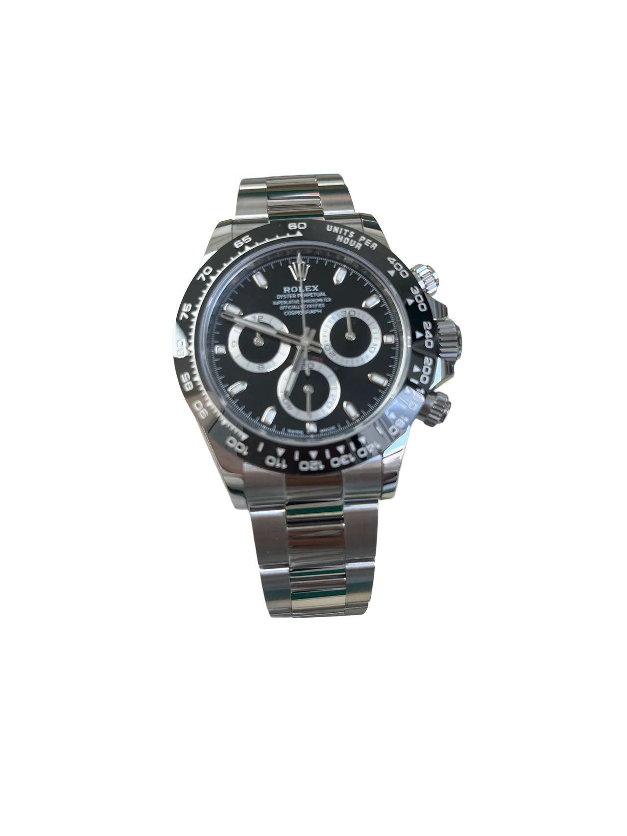 Rolex Daytona 40mm Stainless Steel - Black Index Dial - Ceramic Bezel (Ref# 116500LN)