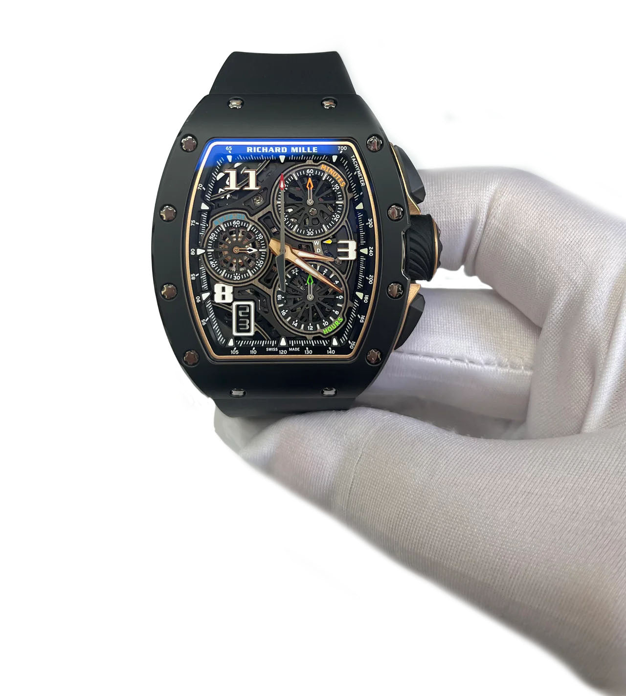 Richard Mille RM72-01 Automatic Winding Lifestyle Flyback Chronograph Black Ceramic