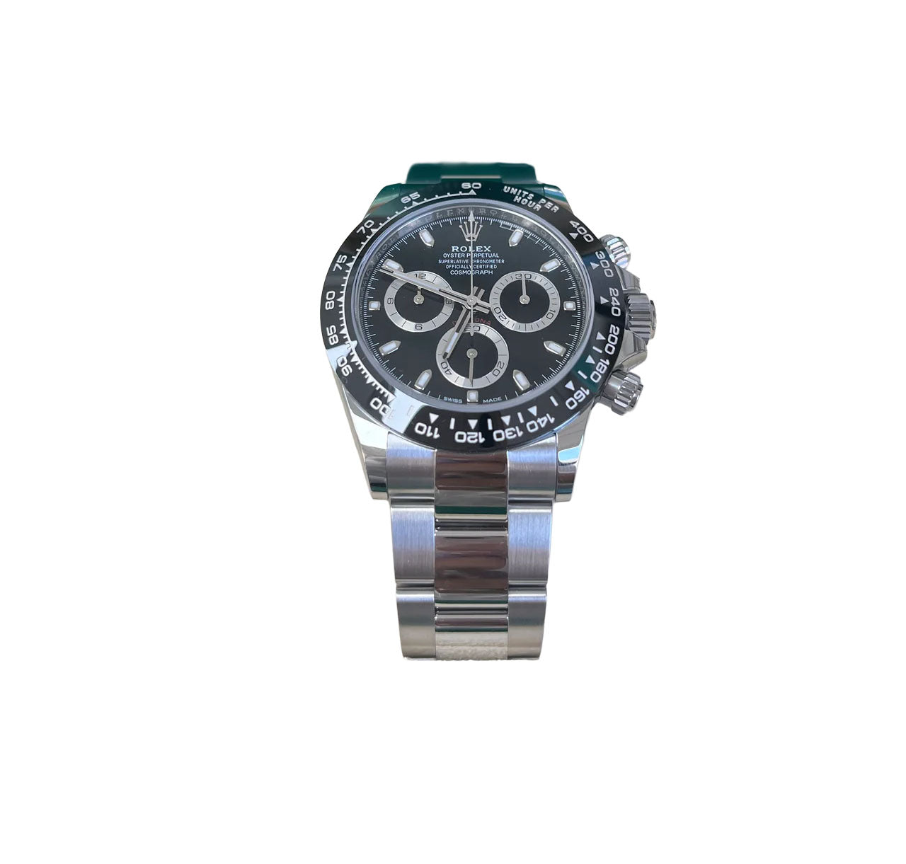 Rolex Daytona 40mm Stainless Steel - Black Index Dial - Ceramic Bezel (Ref# 116500LN)
