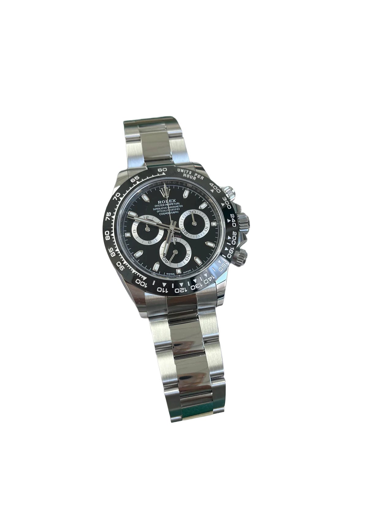 Rolex Daytona 40mm Stainless Steel - Black Index Dial - Ceramic Bezel (Ref# 116500LN)
