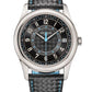 Patek Philippe Calatrava 40mm Blue Date Sweep Seconds (Ref# 6007G-011)