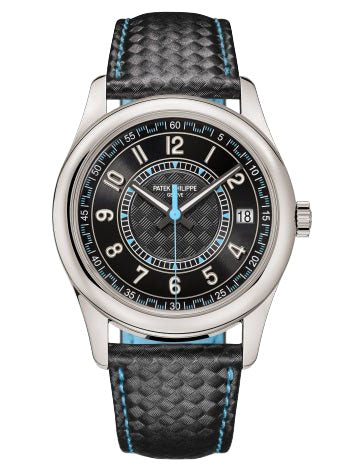 Patek Philippe Calatrava 40mm Blue Date Sweep Seconds (Ref# 6007G-011)