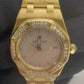 Audemars Piguet Royal Oak Ladies 33mm 67601ba Gold Diamond MOP Watch