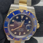 Rolex Submariner Date 126613LB " Bluesy" blue dial Two tone watch