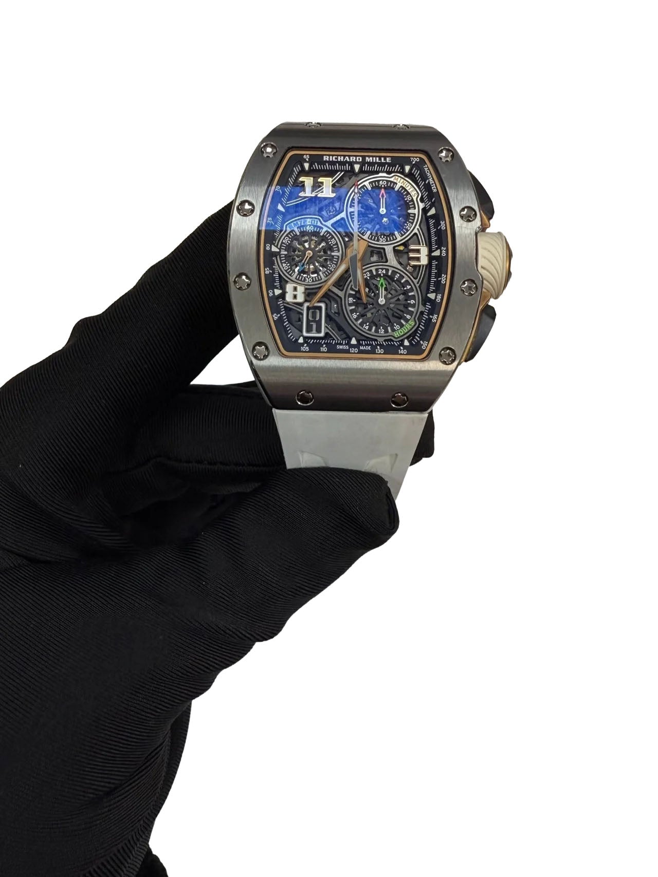 Richard Mille Automatic Winding Lifestyle Flyback Chronograph Titanium Rm 72-01
