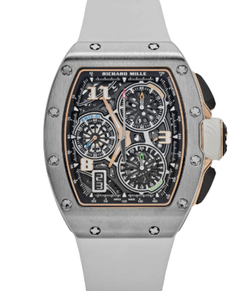 Richard Mille Automatic Winding Lifestyle Flyback Chronograph Titanium Rm 72-01
