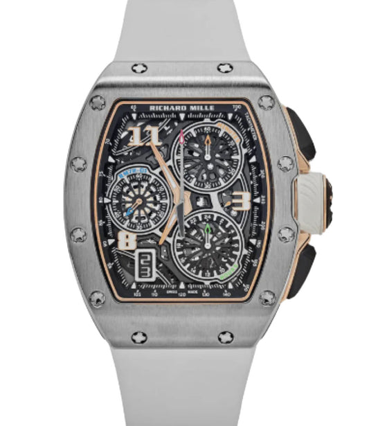 Richard Mille Automatic Winding Lifestyle Flyback Chronograph Titanium Rm 72-01