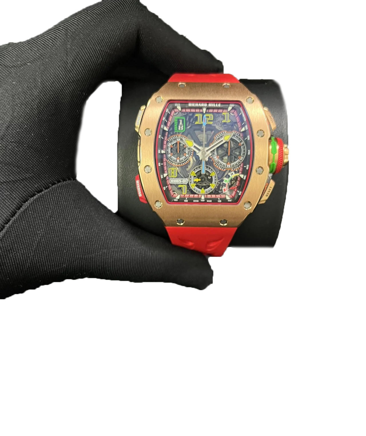 Richard Mille RM 65-01 Automatic Chronograph Full Rose Gold