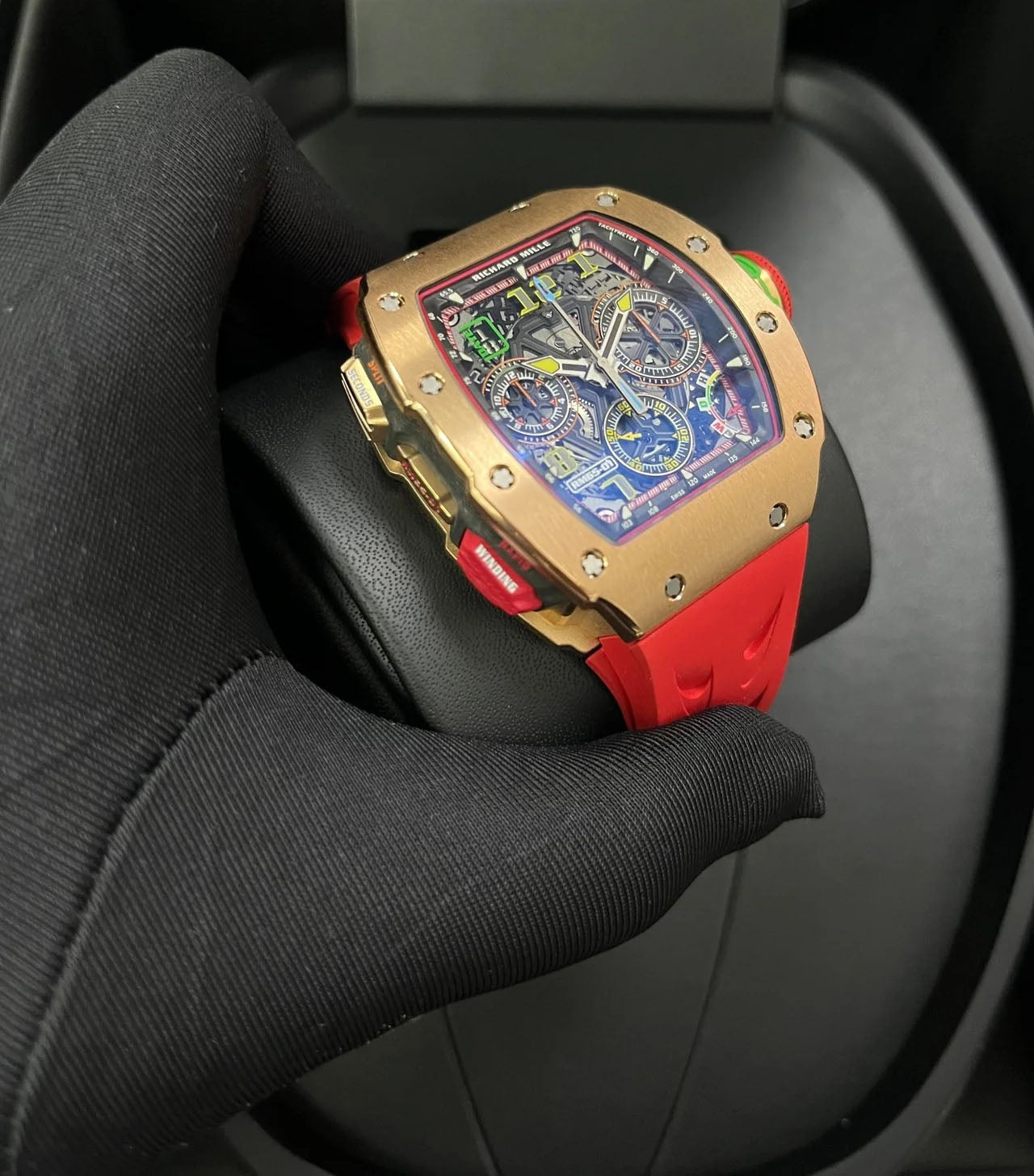 Richard Mille RM 65-01 Automatic Chronograph Full Rose Gold