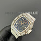 Richard Mille RM 72-01 Automatic Winding Lifestyle Flyback Chronograph White Gold with Baguette Diamonds