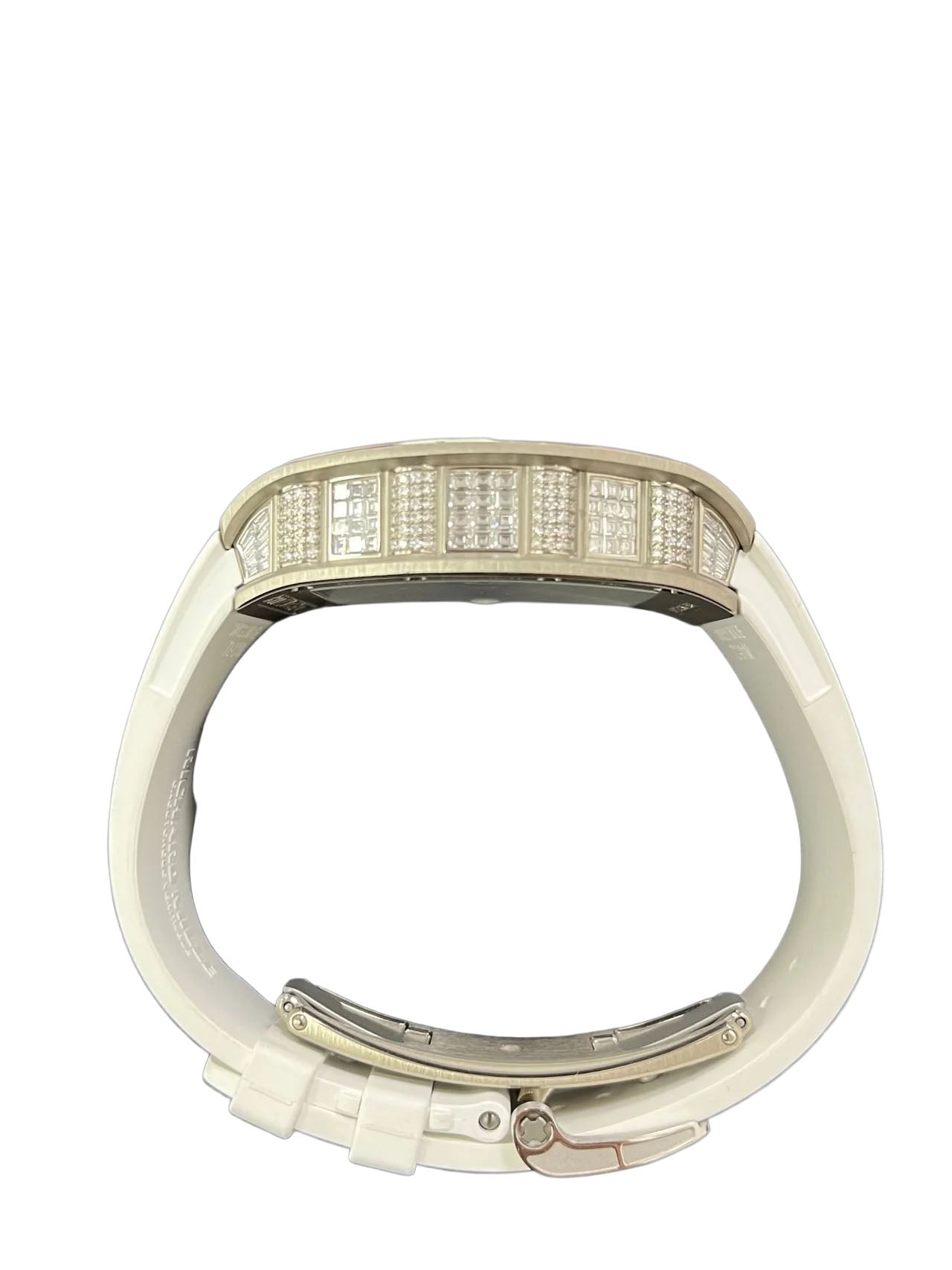 Richard Mille RM 72-01 Automatic Winding Lifestyle Flyback Chronograph White Gold with Baguette Diamonds