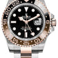 Rolex GMT-Master II Two-Tone Stainless Steel and Rose Gold - "The Rootbeer"- Black and Brown Bezel - Oyster Bracelet (Ref# 126711CHNR)