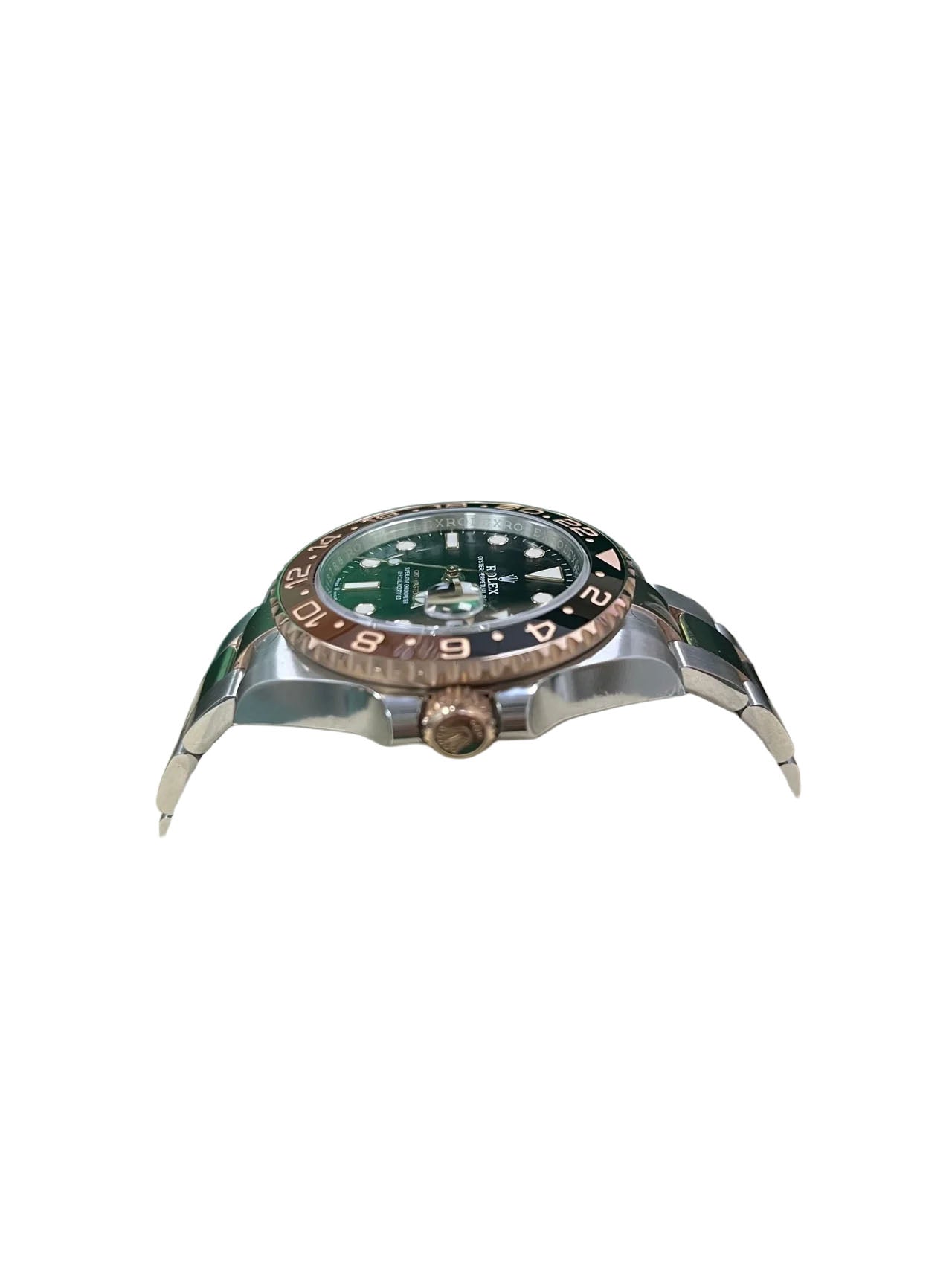 Rolex GMT-Master II Two-Tone Stainless Steel and Rose Gold - "The Rootbeer"- Black and Brown Bezel - Oyster Bracelet (Ref# 126711CHNR)