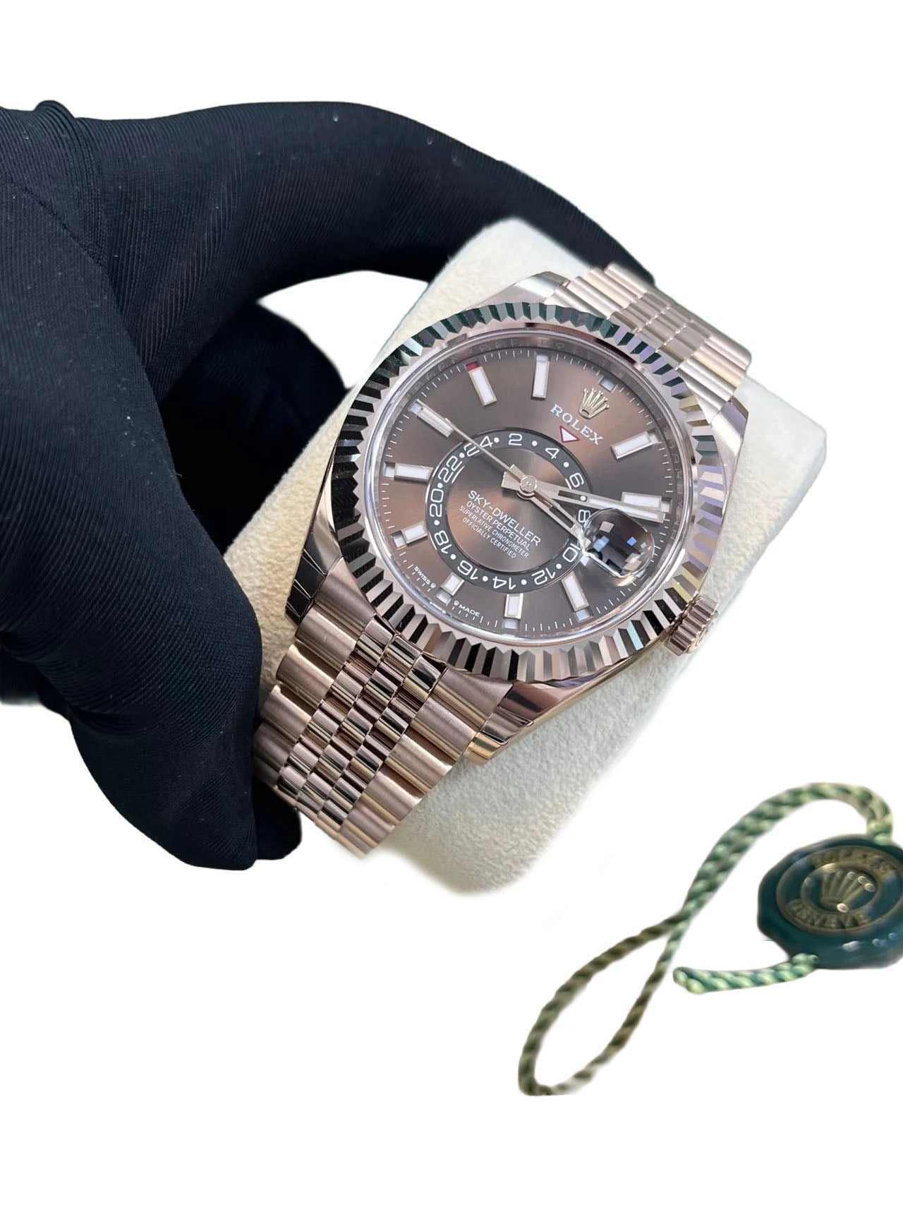 Rolex Sky-Dweller Chocolate Dial Jubilee Bracelet 336935
