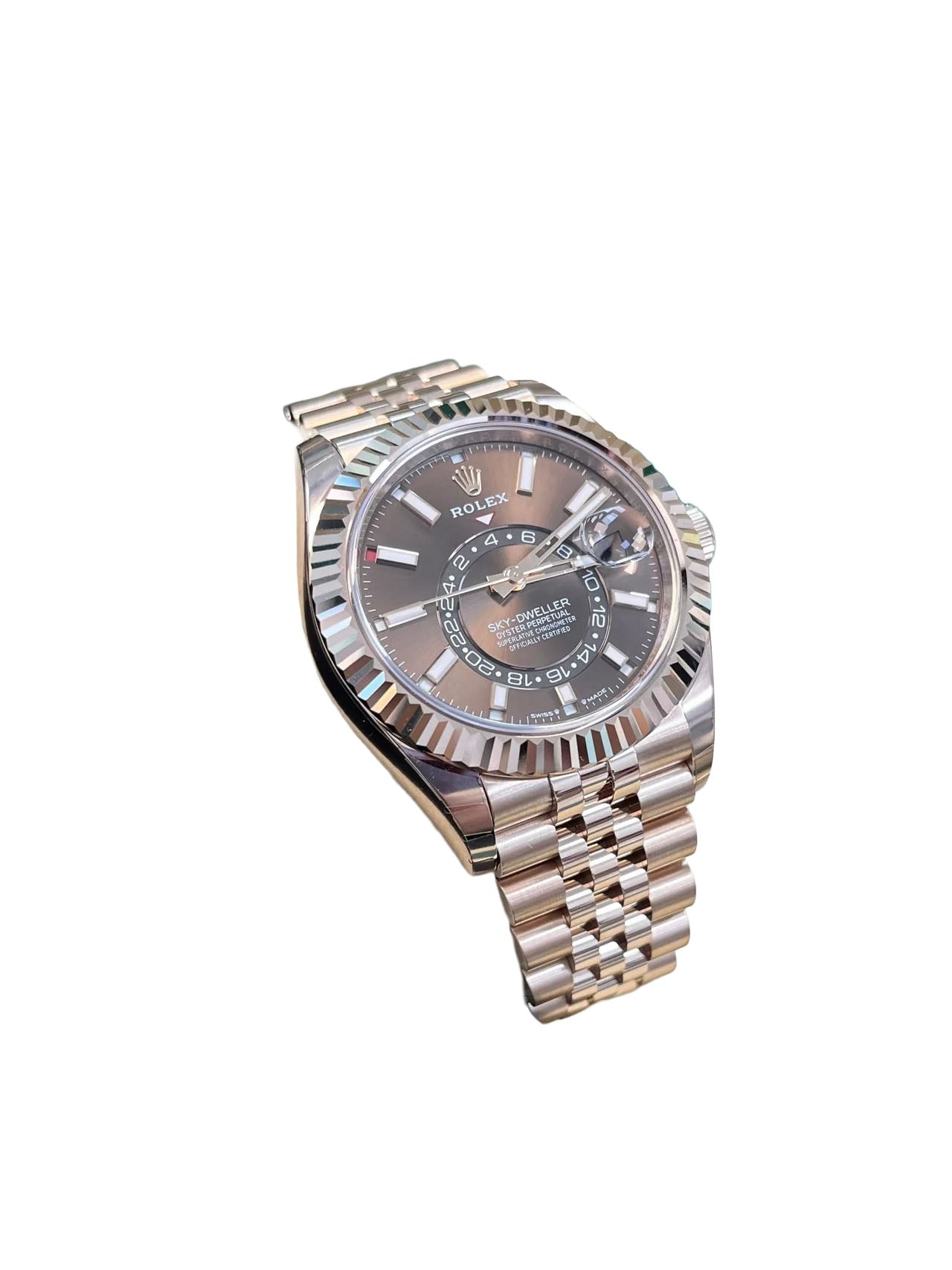 Rolex Sky-Dweller Chocolate Dial Jubilee Bracelet 336935