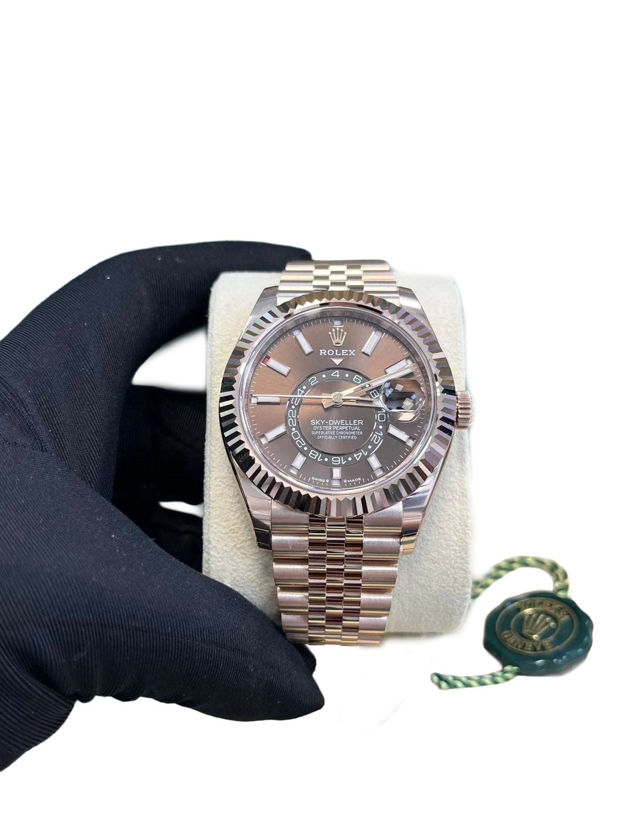 Rolex Sky-Dweller Chocolate Dial Jubilee Bracelet 336935